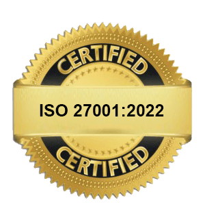 Software development company ISO 27001:2022 certified