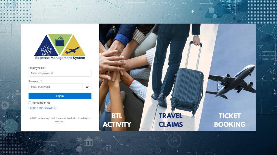 Jubilant Expense Management Platform